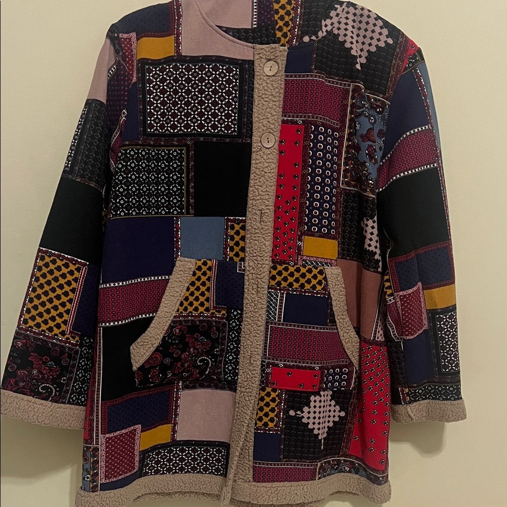 Izuria Colorful Patchwork Jacket - image 1